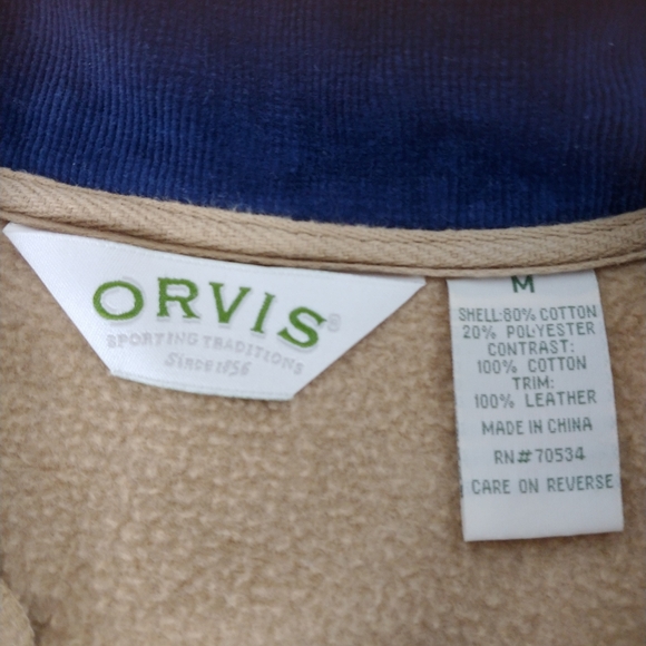 Orvis Men's fleece, size M. - Picture 3 of 3